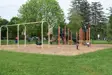 Playground equipment at park