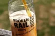 Beer pouring into glass