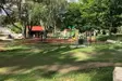 Playground equipment and park greenspace 